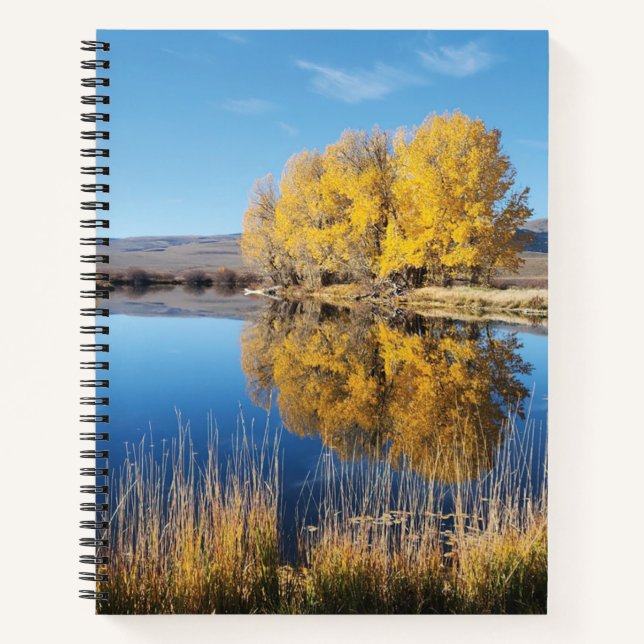 Mirror Pond Spiral Notebook Notizbuch (Vorderseite)