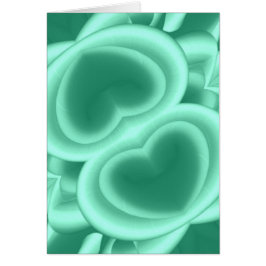 Mirrored Green Hearts