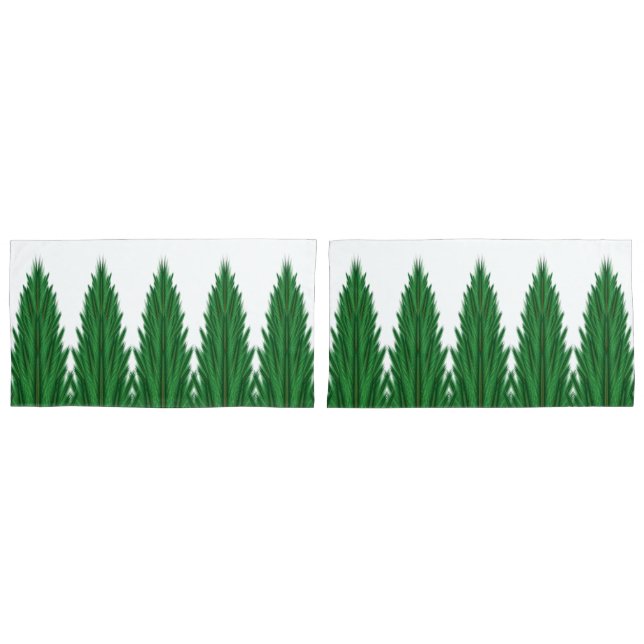 Mirrored Pines King Pillowcases Kissenbezug (Vorderseite-Set)