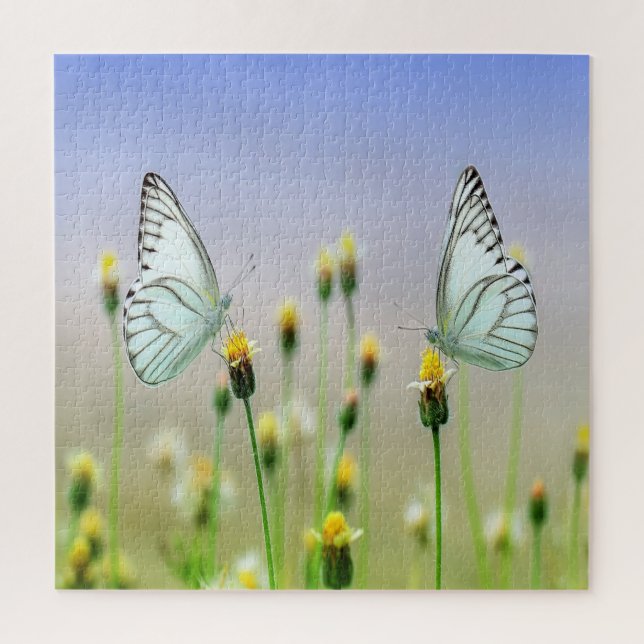 Mirrored Springtime Butterfells Puzzle (Vertikal)