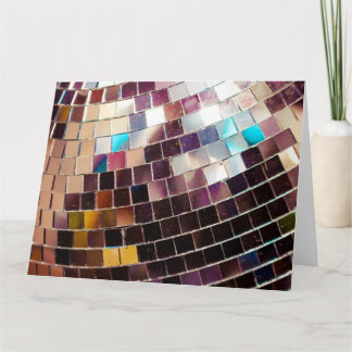 Mirroter Disco-Ball Karte