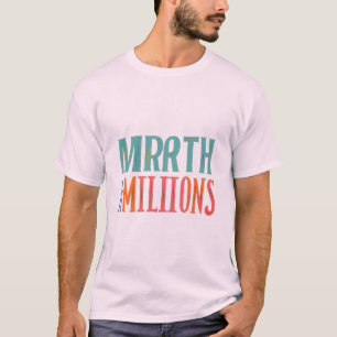 Mirth n Millions - Fett und hell T - Shirt Design