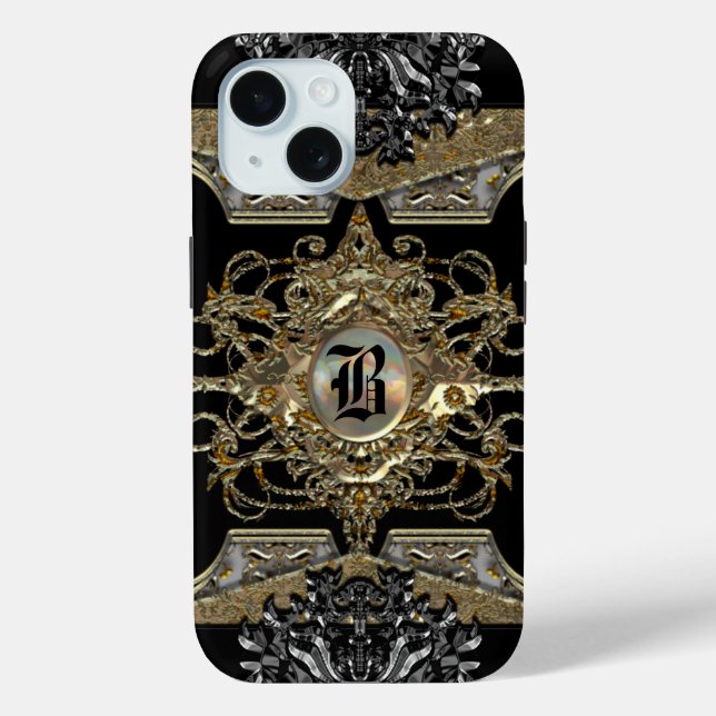Mirthyse Vestry Elegant Monogram Case-Mate iPhone Hülle (Rückseite)