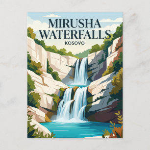 Mirusha-Wasserfälle Kosovo Postkarte