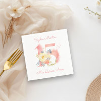 Mis Quince Anos Blush Pink Floral 15 Geburtstag