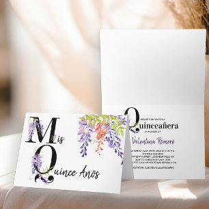 Mis Quince Anos PurpleWisteria 15. Einladung