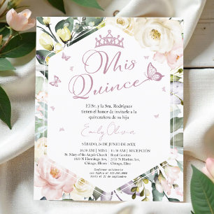 Mis Quince   Foto Quinceañera Spanien Einladung