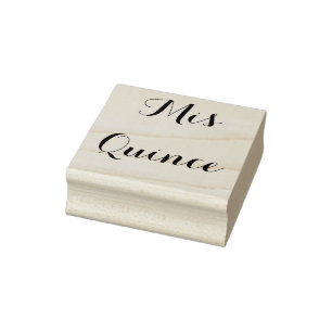 Mis-Quitte - hölzerne Briefmarke Gummistempel