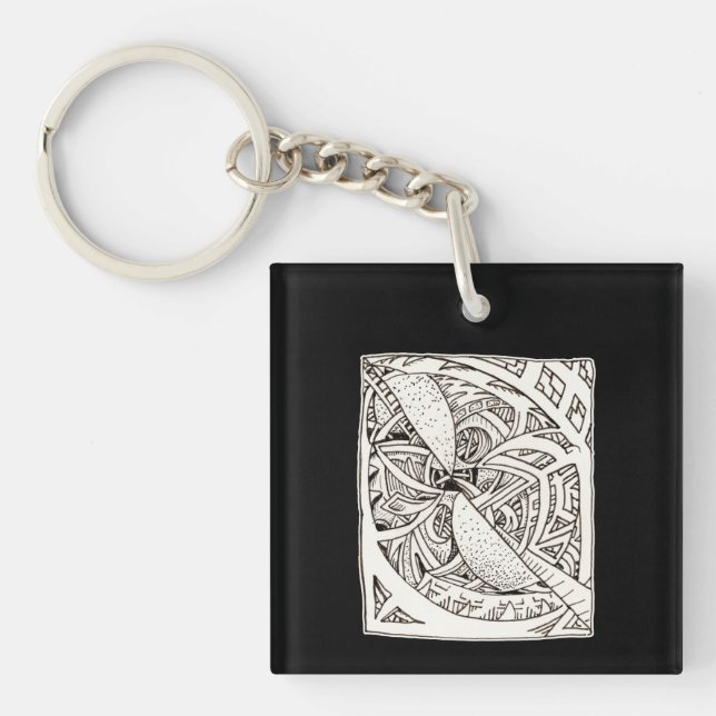 Mis-spliced Schlüsselanhänger (Vorderseite)