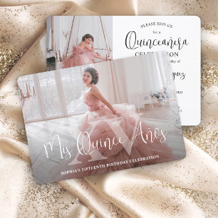 Mis XV Modern Quinceañera 2 Foto 15. Geburtstag Einladung