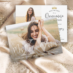 Mis XV Modern Quinceañera 2 Foto 15. Geburtstag Save The Date