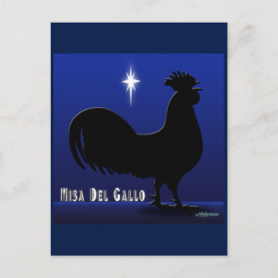 Misa Del Gallo Postkarte
