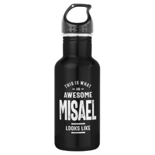 Misael Personalisiert Name Birthday Edelstahlflasche