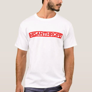 Misanthrope-Briefmarke T-Shirt