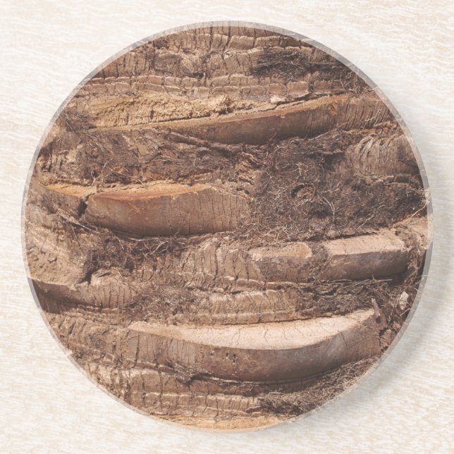 Misc. Baumreihe - Palm Tree Trunk Untersetzer (Vorne)