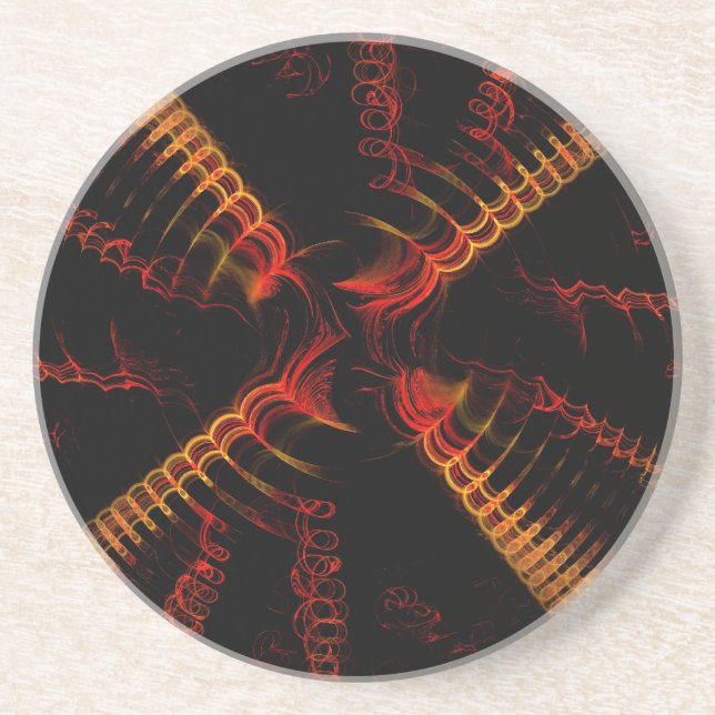 Misc Series-18— Orange Yellow Untersetzer 1 von (Vorne)