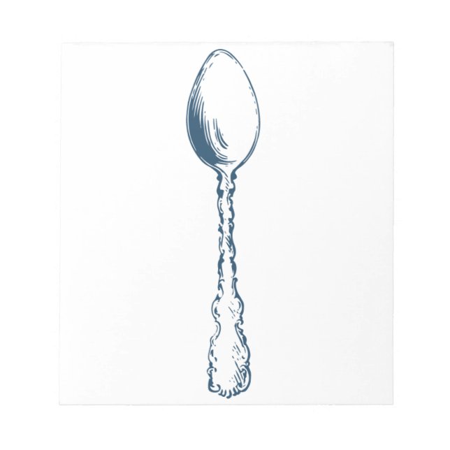 Miscellaneous - Blue Vintage: Spoon Notizblock (Vorderseite)