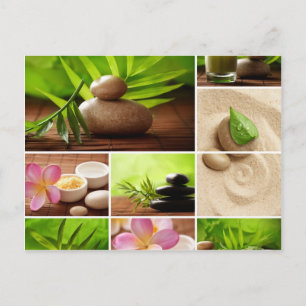 Miscellaneous - Zen Spa Klebemasse Patterns Postkarte