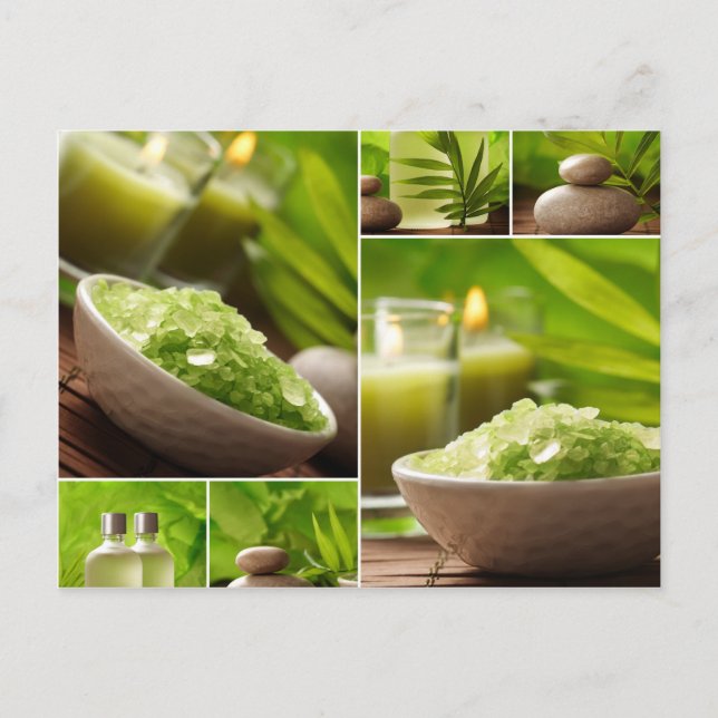 Miscellaneous - Zen Spa Klebemasse Patterns Three Postkarte (Vorderseite)