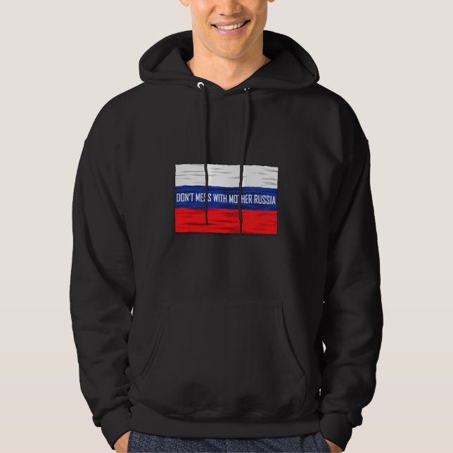 Misch dich nicht mit der russischen Flagge anderer Hoodie (Vorderseite)