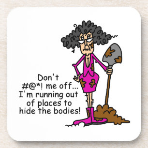 Misch dich nicht mit mir getränkeuntersetzer