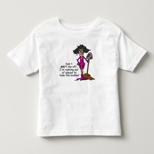 Misch dich nicht mit mir kleinkind t-shirt (Vorderseite)