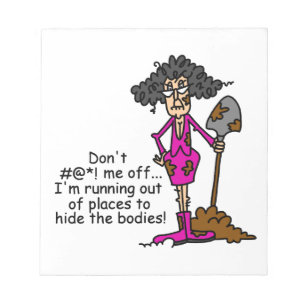 Misch dich nicht mit mir notizblock