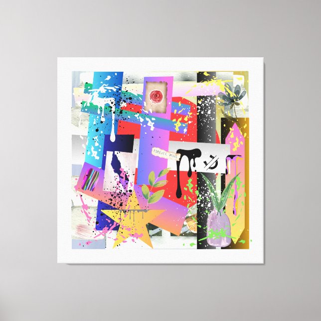 Misch es auf! leinwanddruck (Vorderseite)