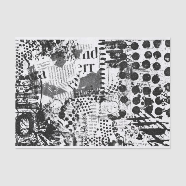 Misch-Media-Kunstpapier für Decodierung oder Colla Seidenpapier (Vorderseite)