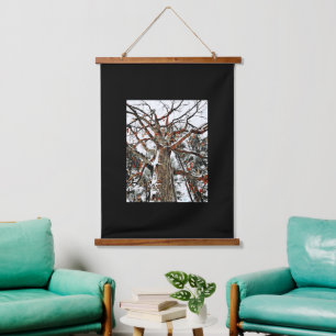 Misch-mediale Digital-Art-Hangband Wandteppich Mit Holzrahmen