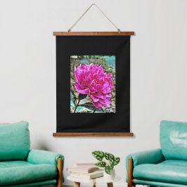 Misch-mediale Digital-Art-Hangband Wandteppich Mit Holzrahmen