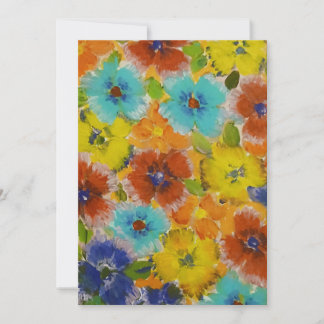 Mischblumen Feiertagskarte