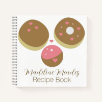 MischDonuts Süßigkeiten Rosa Rezept Notebook