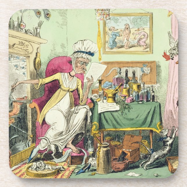 Mischen eines Rezepts für Körner, veröffentlicht Untersetzer (Vorderseite)