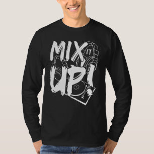 Mischen Sie den CD-Headphone-Musik-Sound. T-Shirt