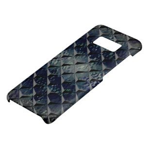 Mischen von 3D-Quadraten mit dunkelgrünem "Rauchgl Case-Mate Samsung Galaxy S8 Hülle