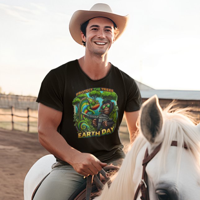 Mischesvous Monkey und Chameleon Gunshow T-Shirt (Von Creator hochgeladen)