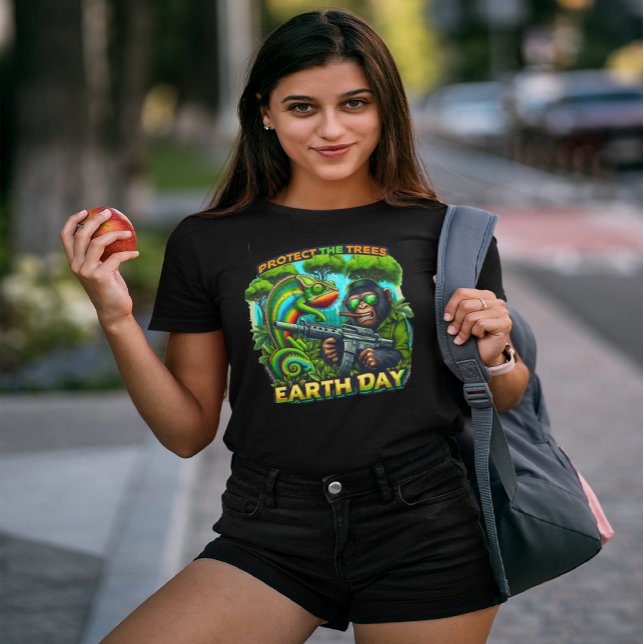 Mischesvous Monkey und Chameleon Gunshow T-Shirt (Von Creator hochgeladen)