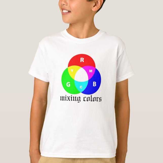 Mischfarben T-Shirt (Vorderseite)