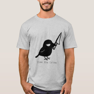 Mischief Crow Time für Verbrechen T-Shirt