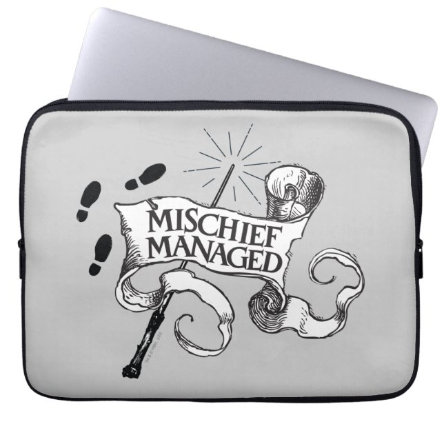Mischief Managed Laptopschutzhülle (Vorderseite)