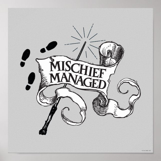 Mischief Managed Poster (Vorne)