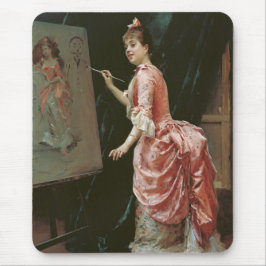 Mischief Modellweibchen (Raimundo de Madrazo) Mousepad