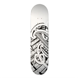 MischMaoristyle Stammes- Entwurf skateboarddeck