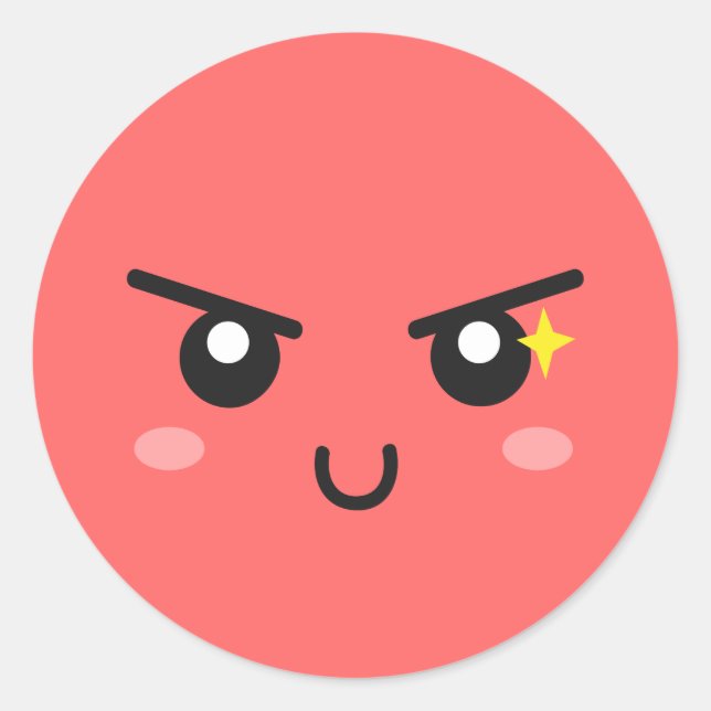 Mischmasch mit dem bösen Sparkle Runder Aufkleber (Vorderseite)