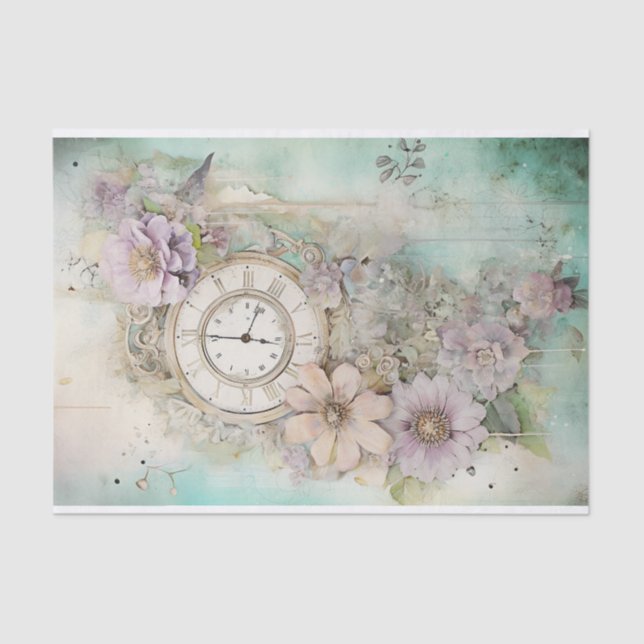 Mischmedien und -uhr seidenpapier (Vorderseite)