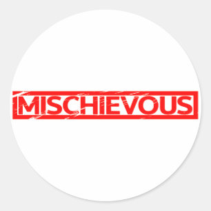 Mischous-Briefmarke Runder Aufkleber
