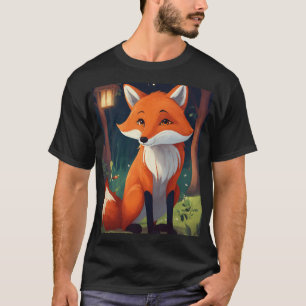 Mischous Fox mit Raffinesse (Light Backgro T-Shirt