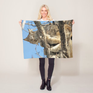 Mischous Lynx Fleecedecke