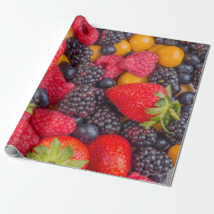 Mischpapier für Berries Geschenkpapier